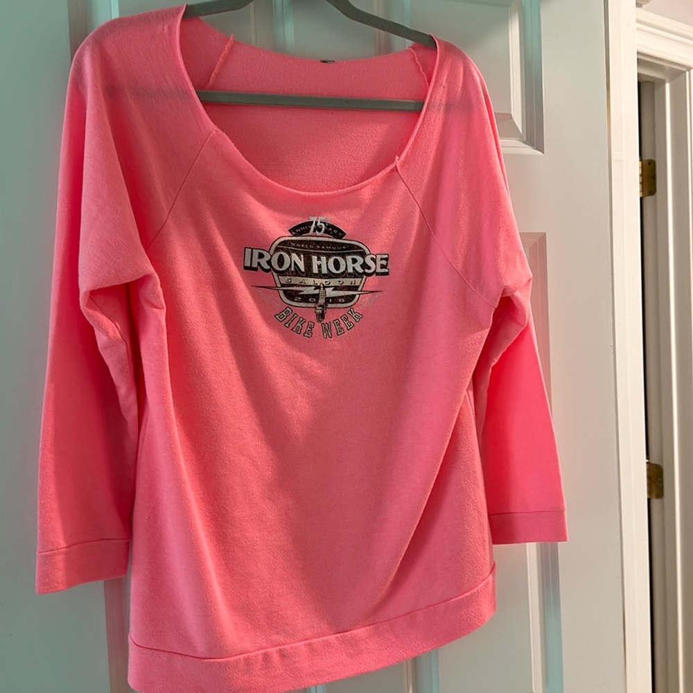 Motorcycle rally Iron Horse Saloon long sleeve shirt
